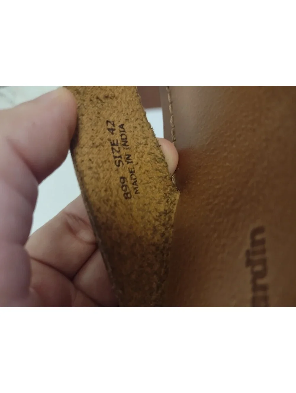 Pierre Cardin Leather Toe Loop Sandals Mens EU 42 US 8.5 9 Handmade Brown India